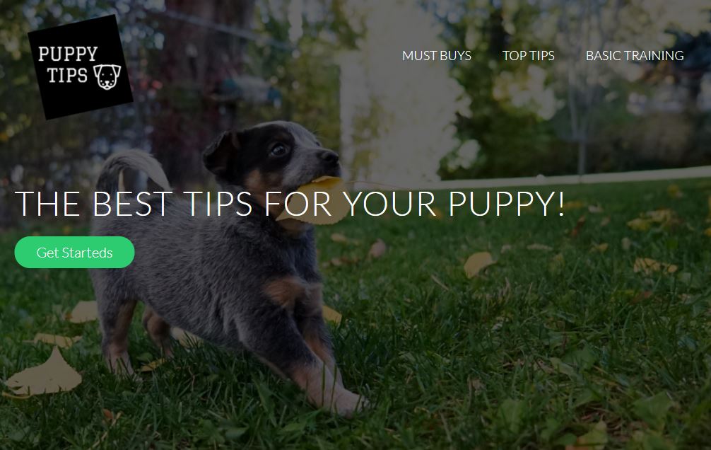 Screenshot of Puppy.tips